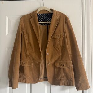 Lands' End Tan Corduroy Jacket
